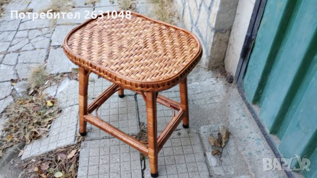 плетена ратанова маса, снимка 3 - Други стоки за дома - 43019038