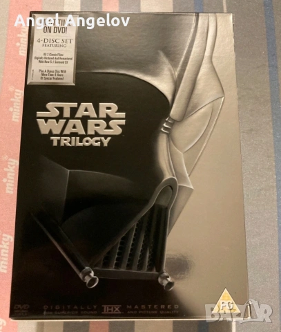 STAR WARS TRILOGY DVD BOX SET БЕЗ БЪЛГАРСКИ СУБТИТРИ ЦЕНА 10€ ЗА 3 ТЕ ФИЛМА , снимка 3 - DVD филми - 53447955