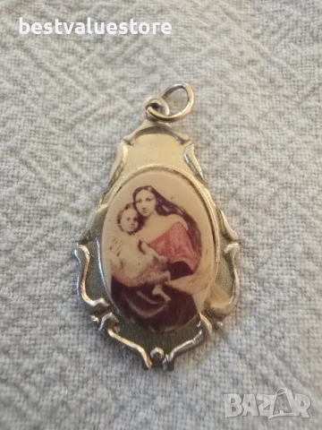 Висулка Медальон Дева Мария С Младенеца