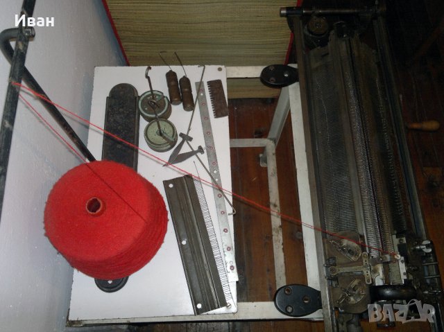 Продавам немска плетачна машина Diamant(Машина за плетене Диамант), снимка 5 - Антикварни и старинни предмети - 32802970