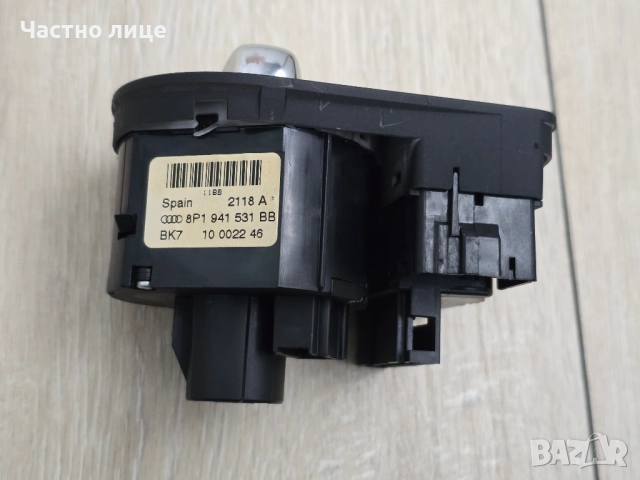 Ключ за фарове ауди а3 8p , снимка 3 - Части - 52907397