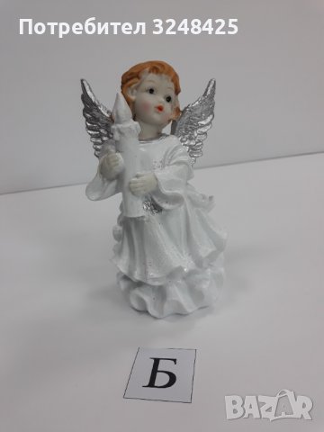 Ангел изправен със свещ- Модел Б, снимка 5 - Статуетки - 37925933