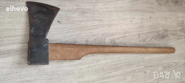 Стара брадва с дълга дръжка#24 , снимка 2 - Антикварни и старинни предмети - 47859391