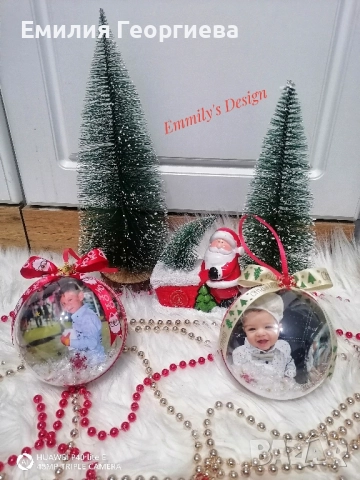 Коледни топки със снимки на най ниски цени , снимка 13 - Други - 52522219