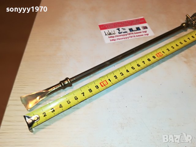 СОВА-МЕД МЕСИНГ-ОБУВАЛКА ОТ АНГЛИЯ 1705222058, снимка 8 - Антикварни и старинни предмети - 36794002