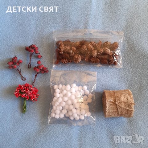 Мини шишарки - 50бр., снимка 2 - Декорация за дома - 35649718