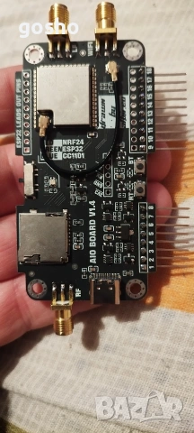 CC1101 + NRF24 + ESP32 разширителна платка за Flipper Zero, CC1101 многовходов разширителен модул