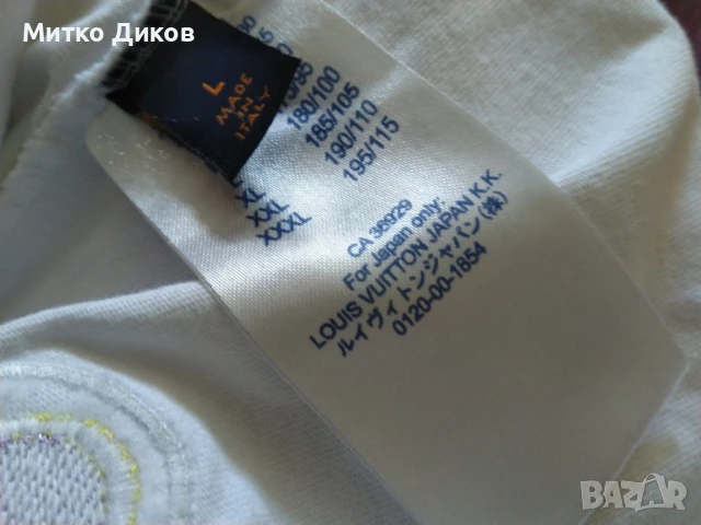 Луис Витон multi patch NBA Logo 2021 баскетбол памук размер Л бяла, снимка 12 - Тениски - 51007701