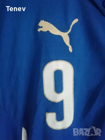 Италия Балотели оригинална тениска фланелка футболна размер М Balotelli Italy Puma, снимка 5 - Тениски - 49404836