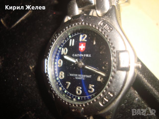 CALVIN HILL WATER RESITANT QUARTZ МАРКОВ МОДЕН ЧАСОВНИК КВАРЦ с ВЕРИЖКА НЕРЪЖДАЕМА СТОМАНА 65461, снимка 10 - Водоустойчиви - 32751362