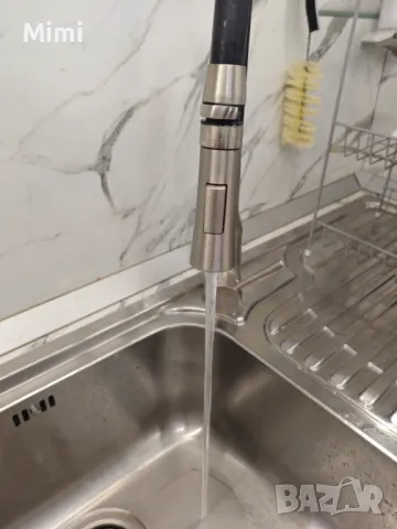 Кухненски смесител за кухня с чучур и 2 вида пръскане, снимка 4 - Други - 48177998