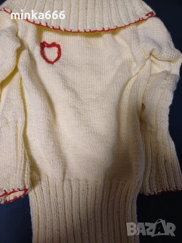 Ръчно плениво блузон.