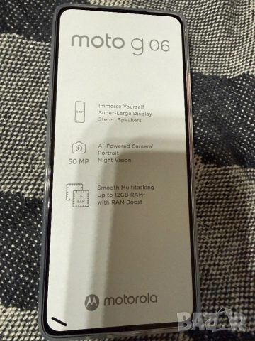 Motorola Moto G06  4/64GB DS BLUE, снимка 4 - Motorola - 52922393