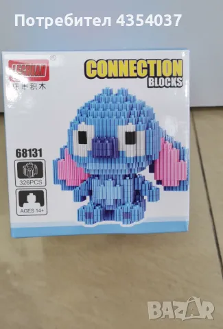 Конструктор тип LEGO Stitch СТИЧ ЛЕГО 14+, снимка 6 - Конструктори - 49214134