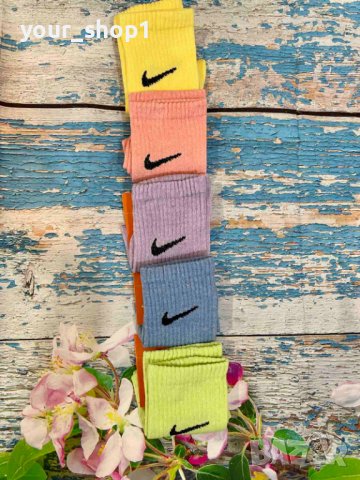 дълги чорапи NIKE 12 цвята унисекс модел, снимка 4 - Други - 38257081