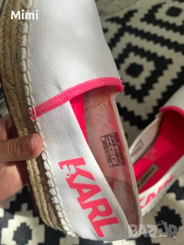 Karl Lagerfeld Еспадрели/Обувки 38, снимка 15 - Дамски ежедневни обувки - 45510254