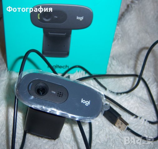 Продавам WEB камера Logitech C270HD с вграден микрофон, снимка 2 - Камери - 43913125