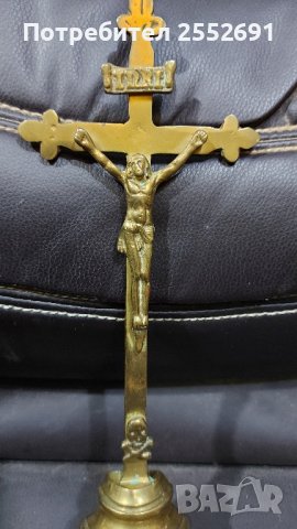 Разпятие , снимка 6 - Антикварни и старинни предмети - 43622285