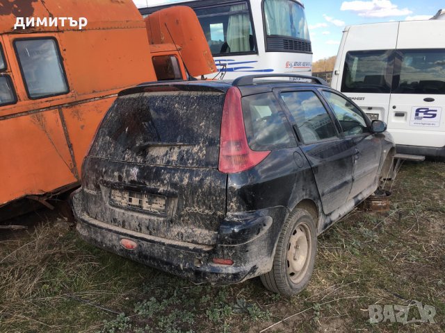 peugeot 206 sw 1.6 hdi 16v на части пежо 206 , снимка 2 - Автомобили и джипове - 28426647