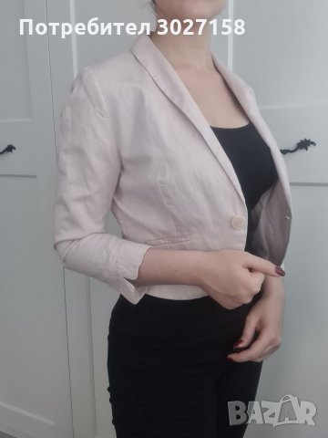 Сако H&M в много бледо розово, снимка 3 - Сака - 33406892