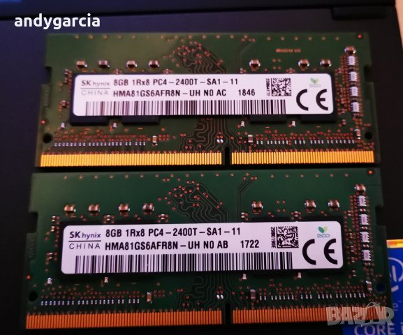 16GB DDR4 KIT 2133/2400mhz SODIMM PC4 рам памет лаптоп КИТ комплект, снимка 2 - RAM памет - 32379444