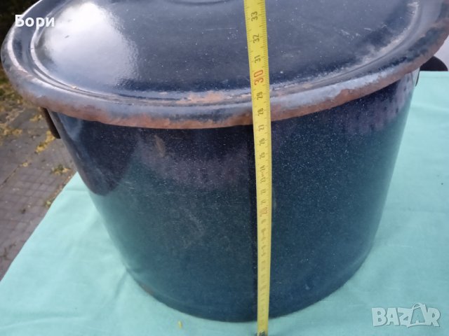 Емайлиран български казан, снимка 6 - Съдове за готвене - 36762952