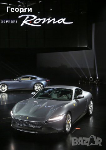 Книга списание брошура каталог за автомобил Ferrari Roma 2020 г., снимка 3 - Други - 27497894