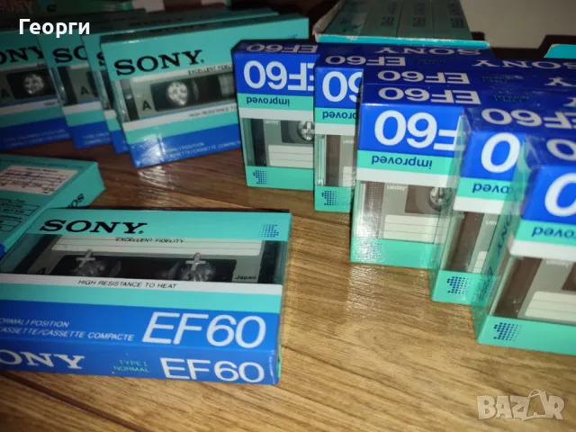 Аудио касети SONY EF60 , снимка 2 - Аудио касети - 47563742