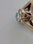 Дамски златен 375 проба пръстен с брилянт 0.25 карата-диамант, снимка 9