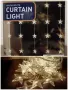 Нов герлянд - светеща завеса с 24 LED звезди., снимка 1