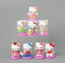 Лот фигурки Hello kitty за торта или игра, снимка 1