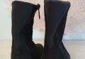 THIERRY RABOTIN черни велурени боти №40, снимка 13