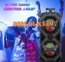 Двойна Караоке тонколона 2х8" ZQS8212, преносима колонка с Bluetooth, радио, микрофон, снимка 4