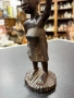 Абаносова африканска статуетка / фигура. №7869, снимка 4