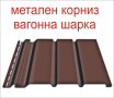 Обшивка за САЧАК -металната вагонна шарка за Стряха на ПОКРИВ -Облицовка с ламарина на челна дъска, снимка 6