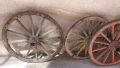 масивни колела от каруца - огромни , снимка 1