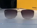 Fendi Дамски слънчеви очила правоъгълни 3 цвята с камъни, снимка 9