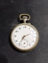 Швейцарски джобен часовник посребрени капаци - Argentan -  Цилиндър - РЯДЪК, снимка 2