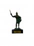 Статуетка Ahelos, Арис, Метална, Зелена, 9 см., снимка 1