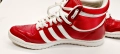 Редки червени маратонки Adidas Sleek Series Hi Top Размер 37 1/3 UK 4 1/2 G61361 US 6, снимка 9
