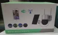 Соларна камера за наблюдение, WiFi, външна, PTZ, 8MP, IP65, ICSEE, снимка 2