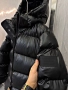 Burberry Мъжко Оригинално Черно Зимно Яке С Качулка Код A1148, снимка 3