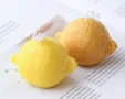 3D голям лимон силиконов молд форма смола калъп фондан шоколад гипс свещ, снимка 6