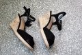 Дамски елегантни обувки / сандали , New Look, нови, платформа, черни, с беж, снимка 9