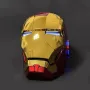 Marvel Моторизирана маска Iron Man MK5 1:1 с гласова команда Роботизирана каска Железния човек, снимка 6