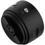 Мини Скрита Камера Smartis А9, Шпионска камера, Wireless, Full HD, Нощно виждане, Черен, снимка 4