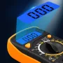 Дигитален мултицет XL830L, мултиметър за измерване на ток и напрежение с LCD дисплей + сонди, снимка 2