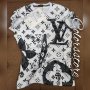 Мъжка бяла тениска Louis Vuitton кодVL-48AF, снимка 1 - Тениски - 41568932
