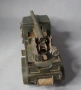 1930 Типко Метална механична играчка Военен Камион Гаубица, снимка 4