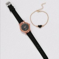 Луксозен дамски часовник с нежна гривна, снимка 3 - Дамски - 41756108
